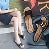 2024 новые женские туфли больших размеров, классные тапочки, модные и удобные сандалии, повседневные пляжные тапочки, иностранный стиль