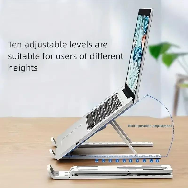 Portable Laptop Stand Aluminum Notebook Holder Foldable 10 To 15.6 Inches Laptop Bracket for Macbook Air Pro Xiaomi Accessories
