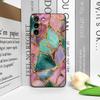 Винтажный Чехол для Телефона с Печатью Текстуры Зеленого Мрамора Art для OPPO Reno 13 12F 11 10 Pro Plus FindX5 X3 Lite X7 PRO Матовый Мягкий Чехол
