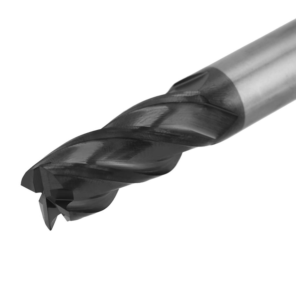 Набор из 8 концевых фрез из вольфрамовой стали с 4 канавками и твердосплавными наконечниками 212 мм