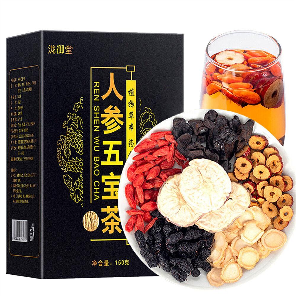 Формула чая для почек Ginseng Six Treasure Tea, Почечный чай, полезный травяной чай