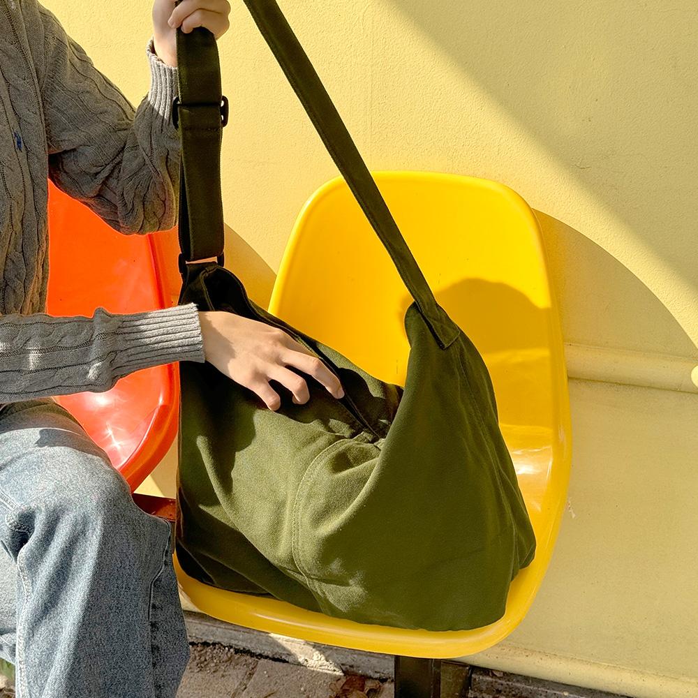 BRBAG BR_726 Canvas Big Crossbody Bag