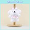 Plush Bowknot Dog Keychain Toy Pendant Stuffed Doll Cartoon Bag Decorations