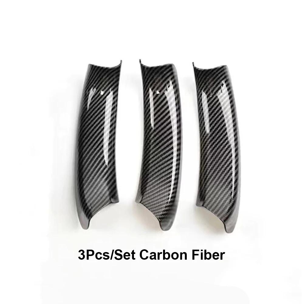 Для BMW X3 X4 F25 F26 2010 2011 2012 2013 2014 2015 2016 Панель внутренней ручки двери автомобиля Крышка-накладка из АБС-пластика с текстурой карбона/Черная/Бежевая