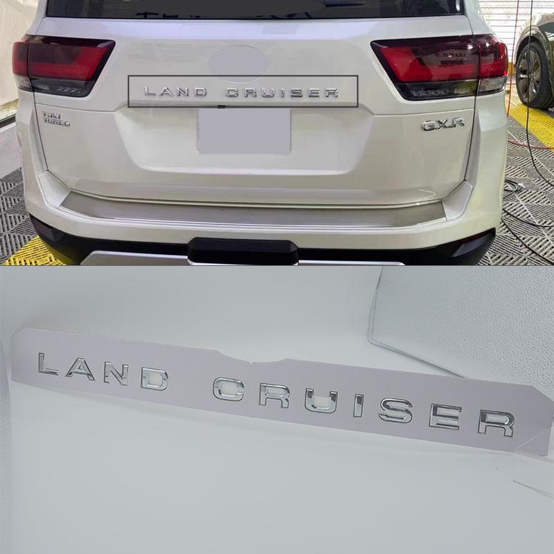 Pugzl8 Для Toyota Land Cruiser 300 Lc300 2021-2023 VXR GXR 3D Стикер с буквой Значок на заднюю дверь Эмблема Значок Модификация экстерьера эмблема