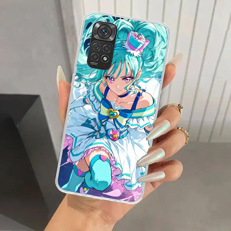Чехол для телефона Pretty Cure для Xiaomi Redmi Note 15 14 14S 13 12S 12 Pro 11S 11 Plus 11T 11E 10S Мягкий чехол-бампер с принтом Redmi