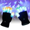 1Pc LED Glowing Light Up Glove Tip Finger Lighting Winter Warm Holiday Decor