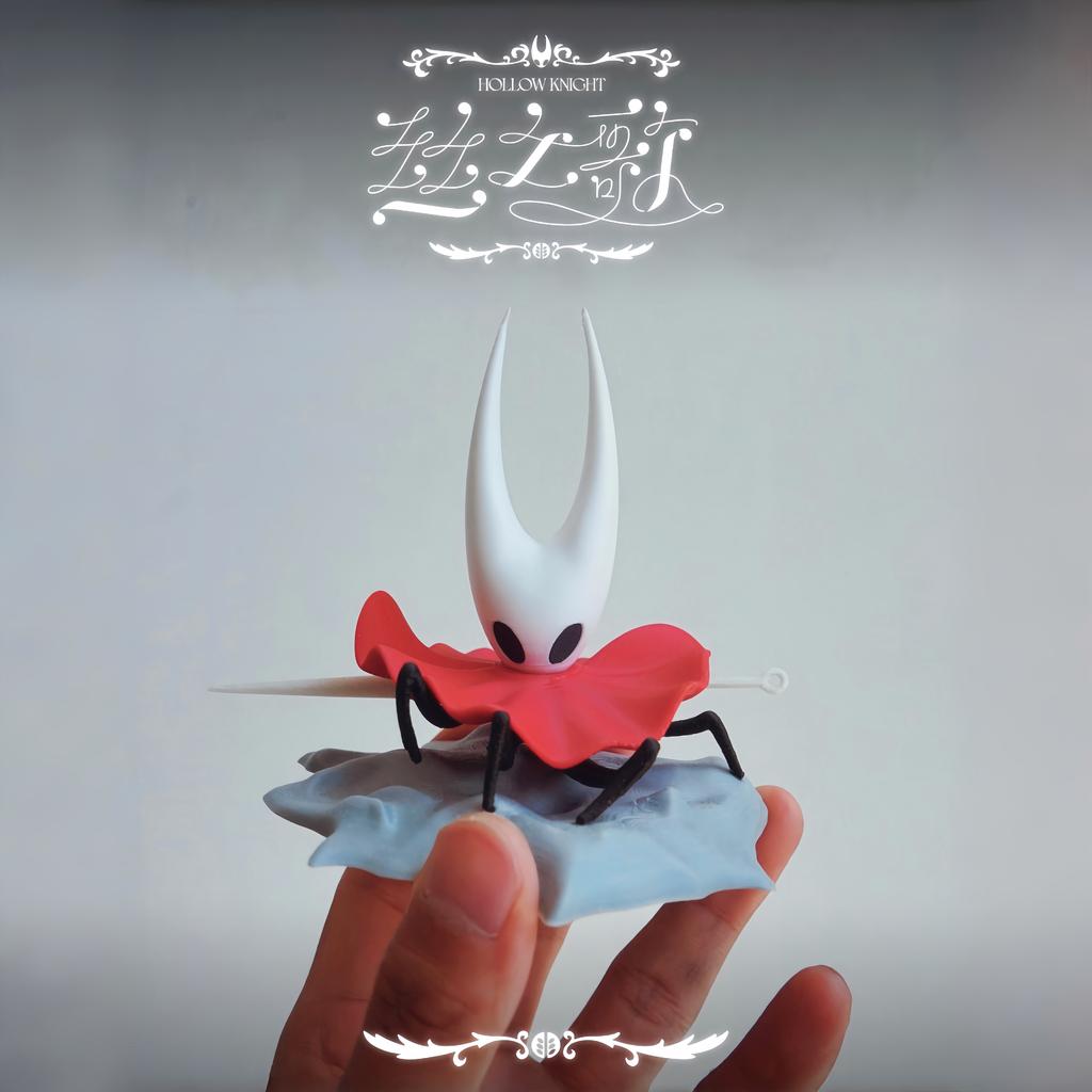 Hollow Knight Silk Song Шмель 3D-печатное украшение с подставкой - Магнитный настольный декоративный аксессуар для фанатов