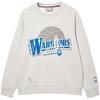 Мужская хлопковая толстовка с круглым вырезом Jack & Jones NBA Warriors