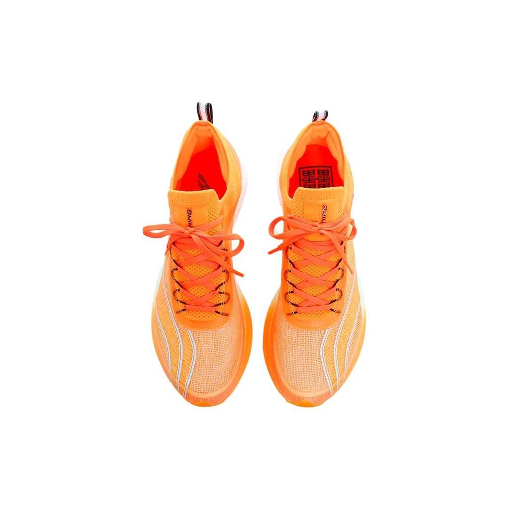 Li Ning Feidian Challenger Универсальные Амортизирующие Скользкие Низкие Беговые Кроссовки Мужские Оранжевые ARMS011-2