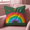 Чехол на подушку R-Rainbow ТЕМА Многоцелевой чехол на подушку для дома и автомобиля - Двусторонний, Мягкий и прочный для повседневного использования