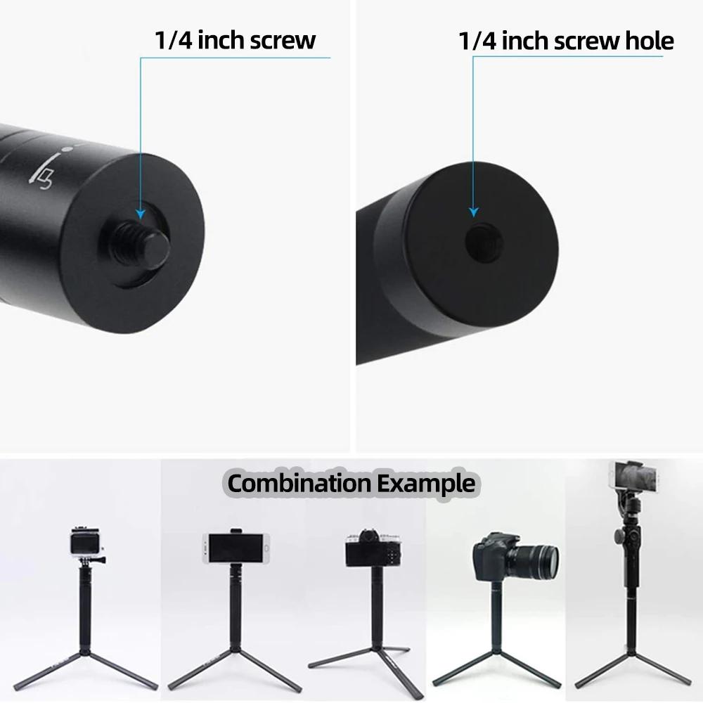 Aluminium Alloy Selfie Stick Pole Extension Monopod For GoPro Hero 12 11 10 9 8 Insta360 X4 X3 X2 DJI Osmo Action 4 3 2 Camera