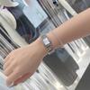 Модные часы Прямоугольные Женские часы Римский циферблат Браслет Кварцевые Водонепроницаемые часы Мода