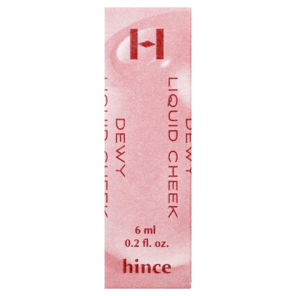 HINCE Dewy Liquid Cheek, LC003 Cool Flutter, 6ml (0.2 Fl Oz)