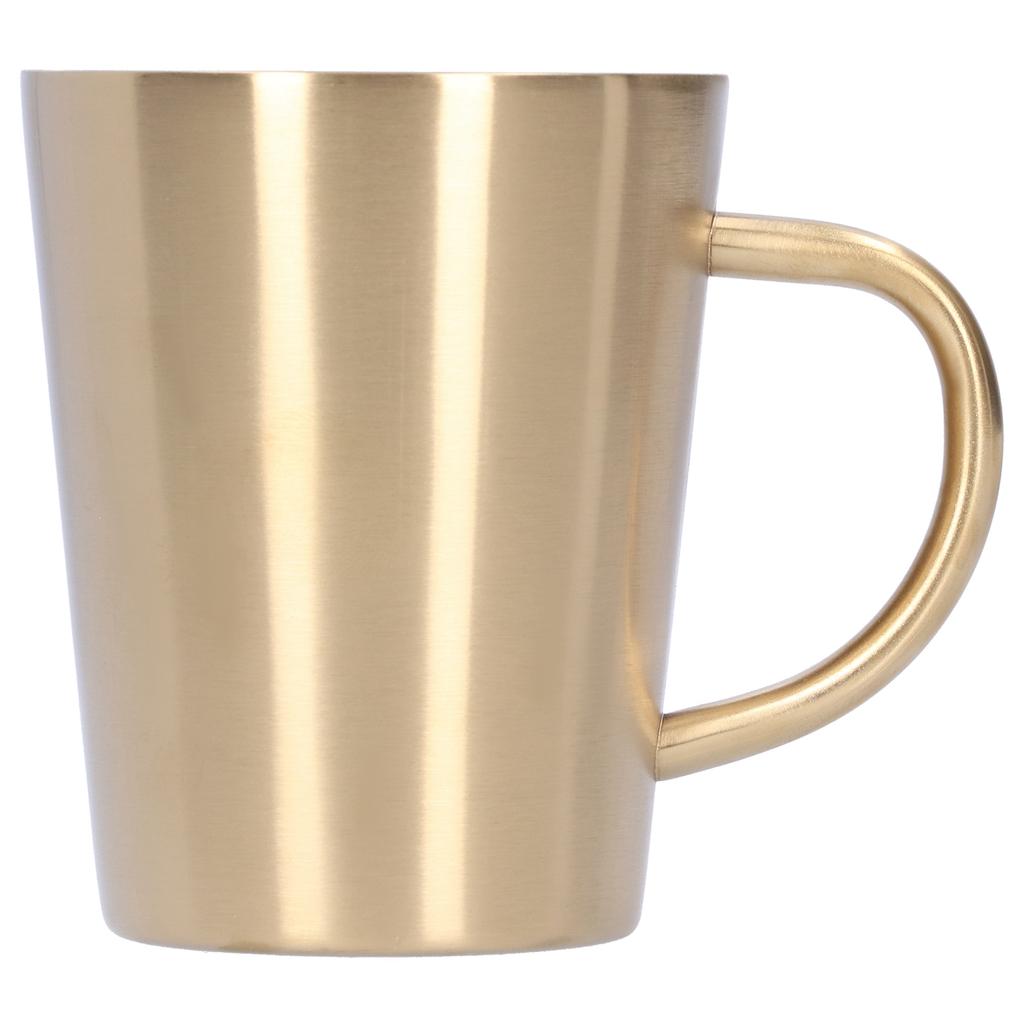 340 мл 304 нержавеющая сталь кружка для пива кофе вода чашка с ручкой двойные стенки посуда для напитков золото