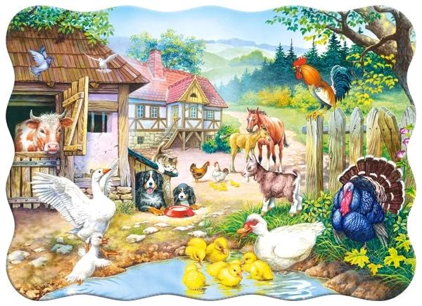 30-piece farm puzzle