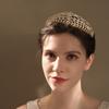 Свадебный головной убор, высококачественная повязка на голову со стразами и цирконом, свадебное платье, аксессуары для волос, новая корона в дворцовом стиле в стиле ретро