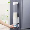 New Dust-proof Plastic Wall Mounted Cup Holder Cup Rack Paper Cups Dispenser
