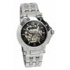 Salvatore Marra Watch Silver X Black Automatic Skeleton Business Formal Men's