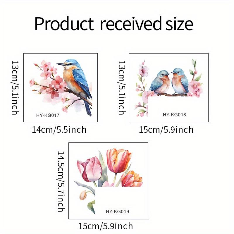 Романтичный весенний эстетический узор в виде ветки и птицы наклейка на выключатель света для ванной комнаты, спальни, гостиной, съемная наклейка на стену, домашний декор