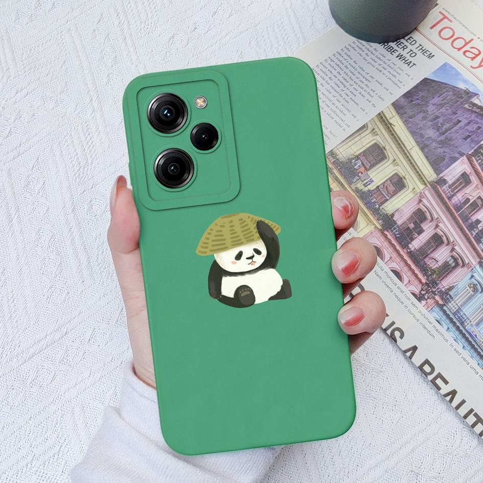 Чехол для телефона Xiaomi Poco M4 Pro X3 X4 X5 Pro C40 C50 C55 M3 с милым медведем, мягкий жидкий силикон, противоударный матовый чехол для бампера Xiaomi Poco