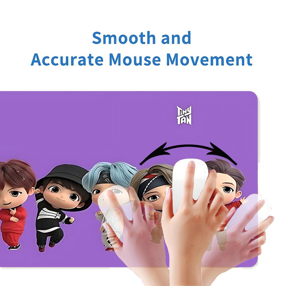 Kpop Stars 3D Large Gaming Mouse Pad Nonslip Rubber Base Waterproof Desk Mat For Office Pc Laptop