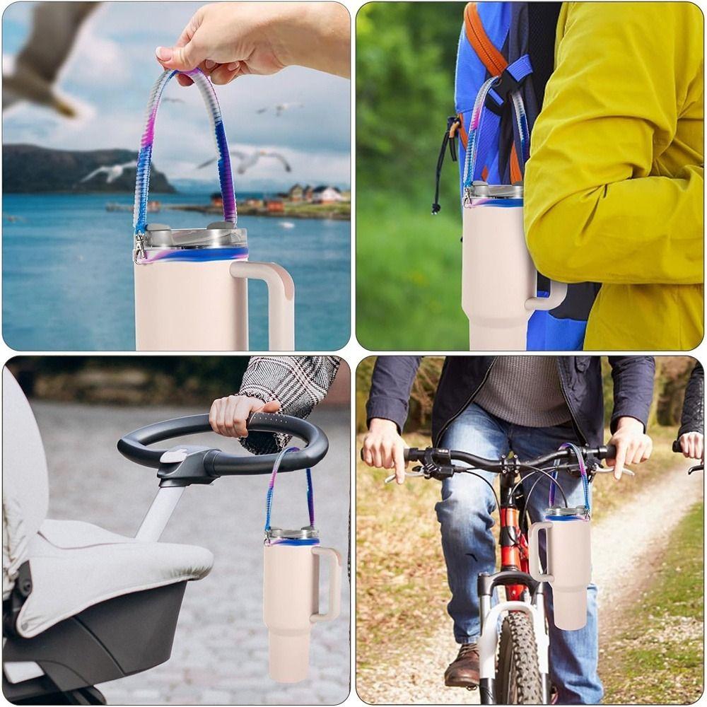 Прочный силиконовый ремешок для бутылки с водой, силиконовый ремень для бутылки с водой, держатель для бутылки с водой