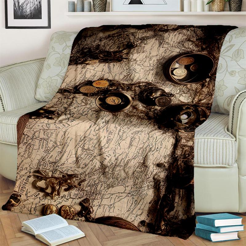 29 Стиль Новое Ретро Морское Морская Карта Компас Одеяло, Мягкое Плед для Дома Спальни Кровати Дивана Путешествий Офиса Покрывало Детское