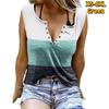 Женские майки, сексуальные летние топы без рукавов с V-образным вырезом, жилет с 3D-принтом, зеленые текстурные топы