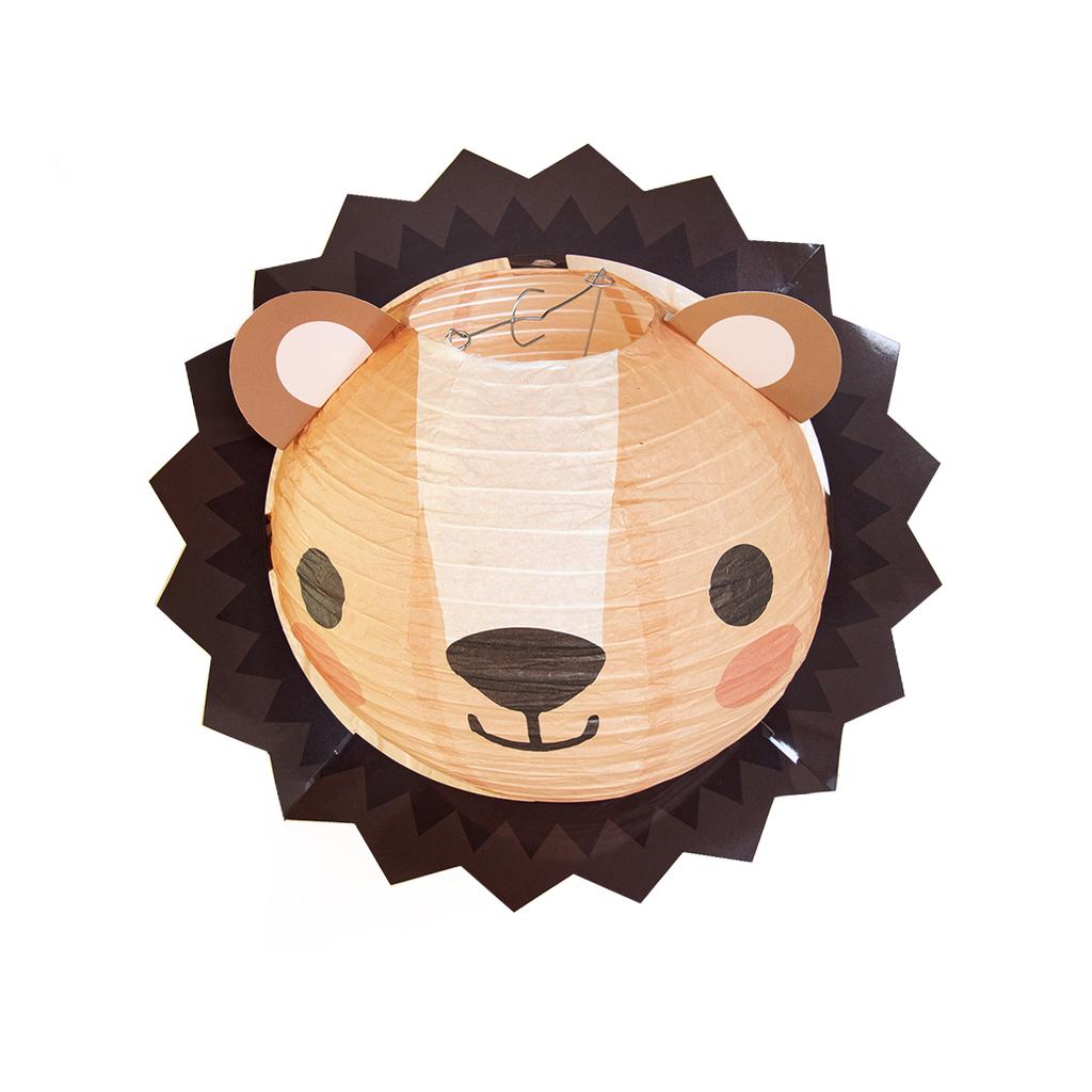 Animal Paper Lantern DIY Hanging Outdoor Lantern  Birthday Arrangement Forest Theme Jungle Party Atmosphere Decoration Safari