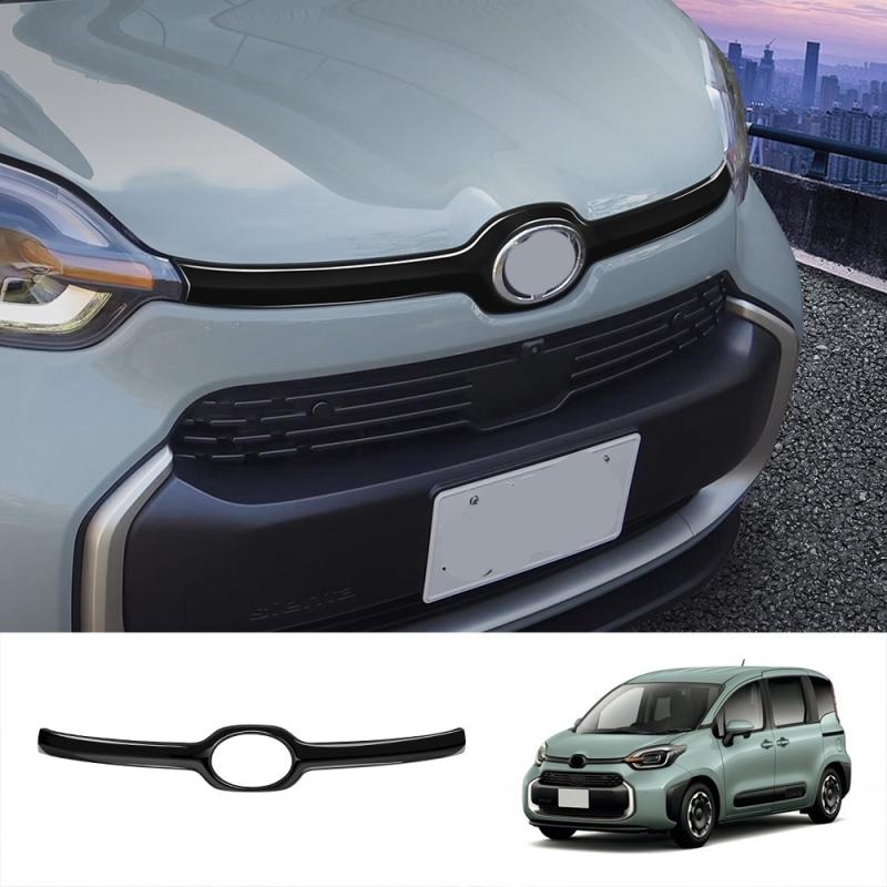 Для Toyota sienta 10 серии ABS Хром Передняя решетка двигателя Верхняя накладка капота Отделка Автомобиль Внешние аксессуары