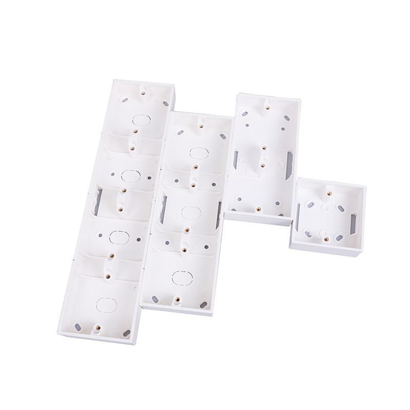 86 Тип 2/3/4 Розетка группового переключателя Распределительная коробка Настенная розетка Темная коробка