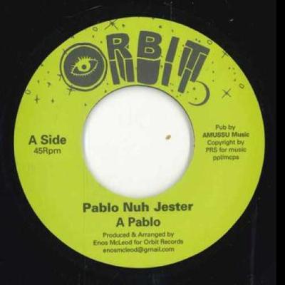 7-дюймовая пластинка AUGUSTUS PABLO / ENOS MCLEOD - Pablo Nuh Jester / Version Aka Last none Orbit 197- Ямайка Регги, Ска и Даб