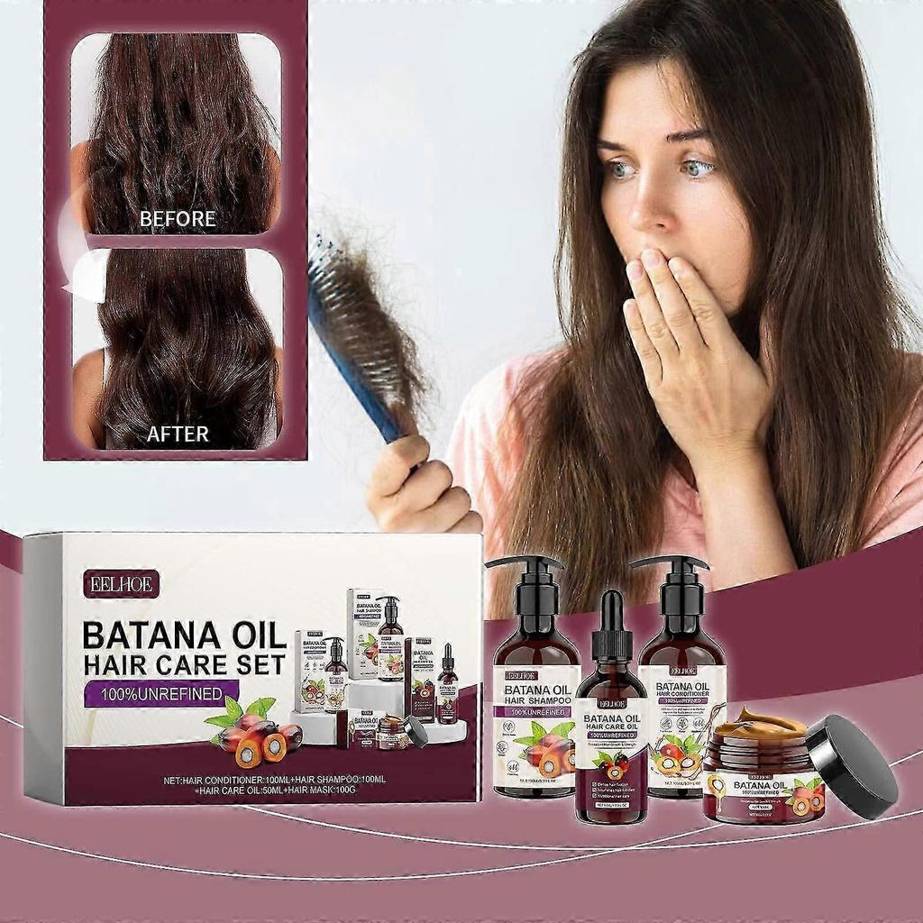 Revitalize Hair with Batana Oil Set Nourishing