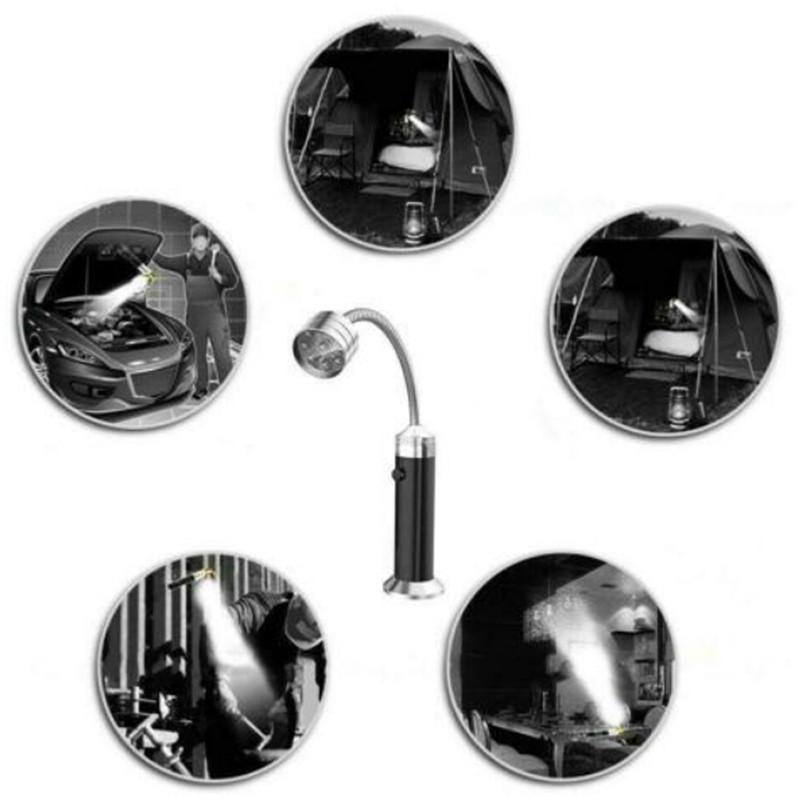 D2 2 шт. Портативный магнитный светодиодный светильник для гриля, лампа, регулируемый на 360 градусов, светильники для гриля-барбекю, инструменты для наружного освещения гриля