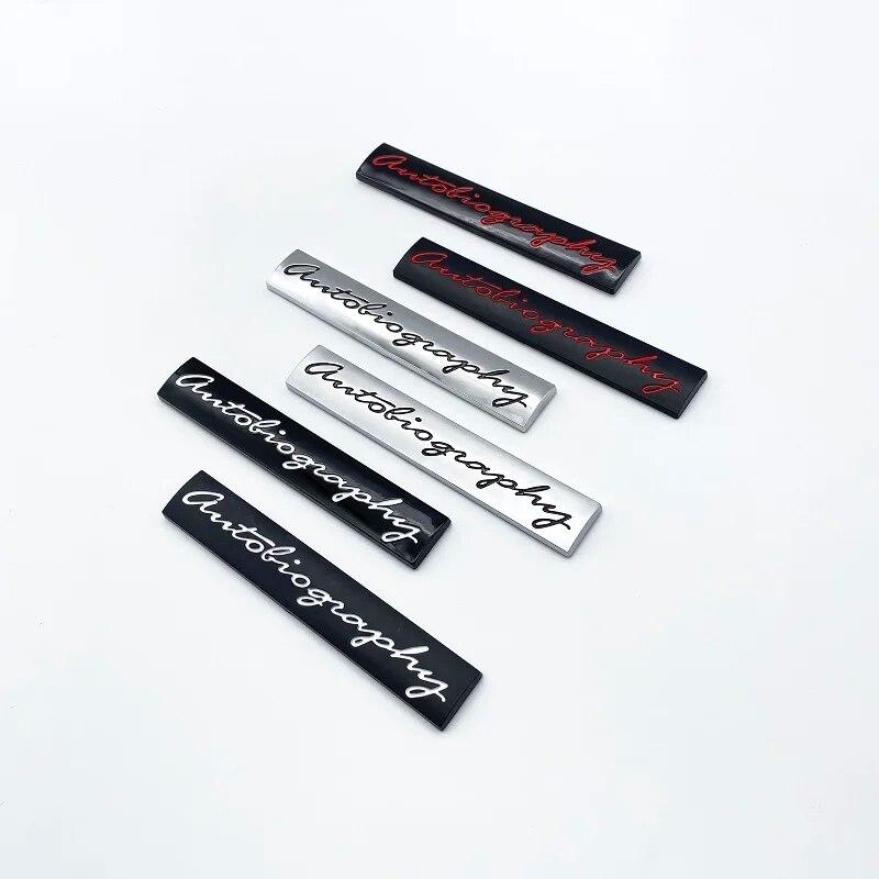 3D ABS буквы автобиография багажник издание эмблема для Land Rover автомобиль боковой значок логотип наклейка хром серебристый черный красный