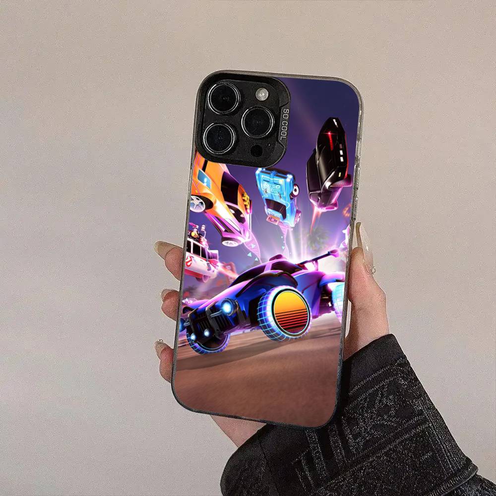 Чехол для телефона R-Rocket L-League для iPhone 17 Air 16 15 14 11 12 13 Pro Max Plus X XR XS Цветной Серебристый Жесткий Чехол
