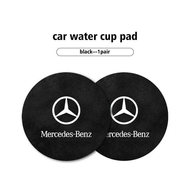 Car Anti Slip Insert Cup Coasters Car Accessories Styling Stickers For Mercedes Benz W203 W204 W211 W210 W124 AMG W202 CLA