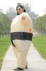 [SCGEHA] Inflatable Sumo Wrestler Kigurumi, Air-Fillable, Adult Costume for Halloween, Events, Cosplay, Includes 2 Black and Orange Balloons