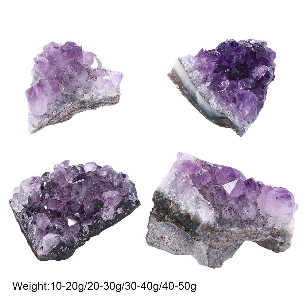 Natural Raw Crafts Home Decoration Ornament Healing Stones Quartz Amethyst Crystal Cluster