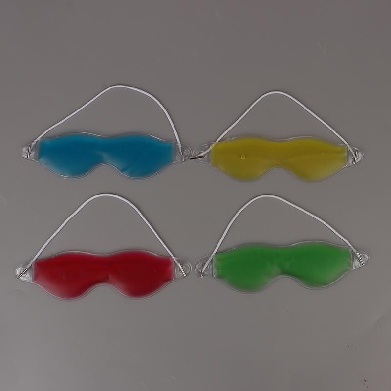 1 шт. Гелевая маска для глаз Холодный пакет Теплый нагрев Лед Сон Усталая маска Уход за глазами