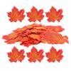 100Pcs Bag Artificial Maple Leaves for Thanksgiving Autumn Leaf Wedding Party Table Decor