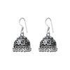 White Oxidised Silver Plated Jhumki Handmade Drop Dangle Earrings for Women Mother!s Day Gift