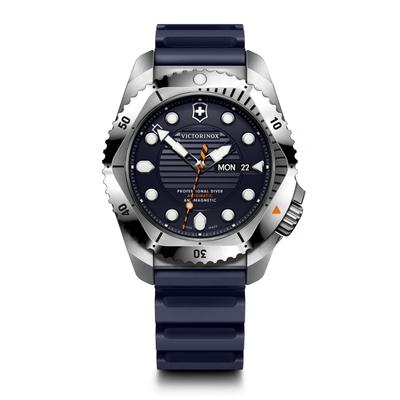 Автоматические часы DIVE PRO с корпусом из нержавеющей стали, синим циферблатом, синим ремешком и отличным мужским (316L), Циферблат, Ремешок. Водонепроницаемый, Стильный, Подарок.