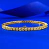 Jewelry Yellow Full Diamond Yellow Diamond Bracelet Daily Classic Ol