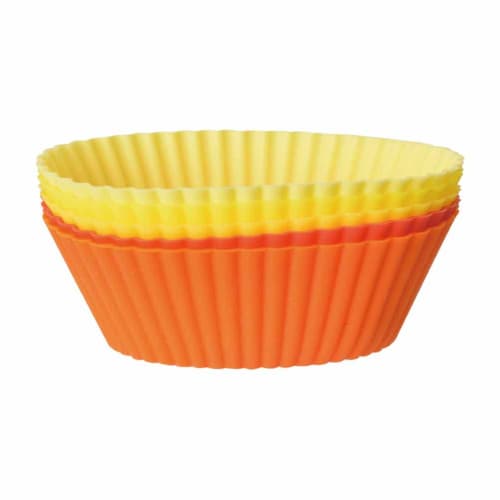 Ippinsha Silicone Cups, Set of 5, Microwave, Dishwasher, and Oven Safe, Yellow, Sugar Land, 41206-4