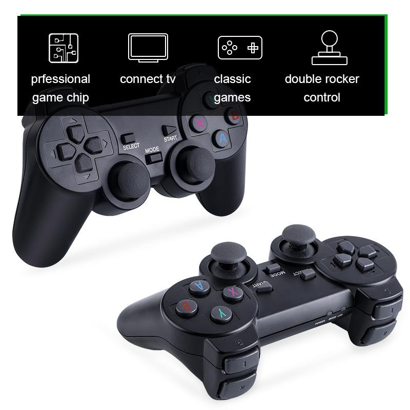 DATA FROG Y3 Lite Game Stick HD TV видео игровая консоль с 2 беспроводными геймпадами,картой памяти 32G/10000 игр
