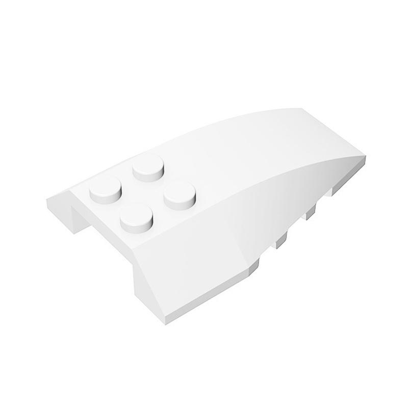 20 ШТ. Деталь MOC 43712 клин изогнутый 6x4 тройной совместимые кубики DIY Сборка Строительные блоки части Детский Пазл cervel