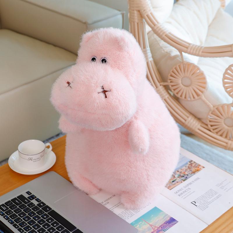 Забавный бегемот/белый медведь/хаски/сурок плюшевая милая толстая кукла игрушка мальчик девочка мягкая декоративная подушка сюрприз подарок на день рождения наполнитель декор