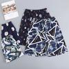Летние ультратонкие мужские шорты с принтом, пляжные брюки, домашние брюки, увеличенные повседневные шорты, спальные брюки